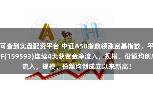 可查到实盘配资平台 中证A50指数领涨宽基指数，平安中证A5